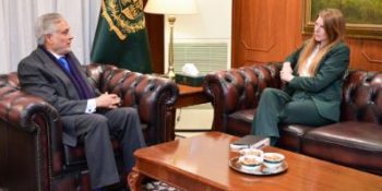 Diplomatic Dialogue: UK High Commissioner discusses regional developments with DPM Ishaq Dar