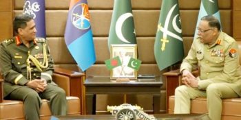 Bangladesh PSO holds strategic talks with CJCSC in Rawalpindi