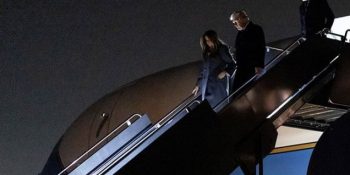 Trump arrives in Washington for inauguration celebration in freezing weather