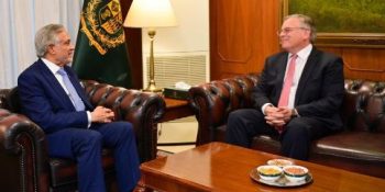 US Ambassador Donald Blome Makes Farewell Call on Deputy PM Dar