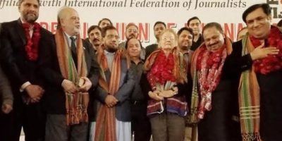 PFUJ leadership receives greetings from political and social figures