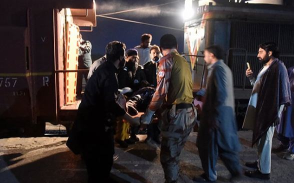 Terrorists' use of 'human shields' slowing down Bolan train's day-long rescue operation