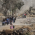 Massive trash, sewage & disease overwhelm displaced Palestinians in war-devastated Gaza