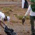 Morocco volunteers on Sahara clean-up mission