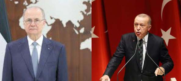 Palestinian PM briefs Erdogan on West Bank violence crisis