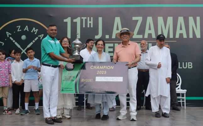 Shabbir Iqbal lifts JA Zaman Memorial Open Golf Championship