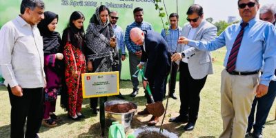 Fatima Jinnah Park hosts Earth Day tree-planting ceremony
