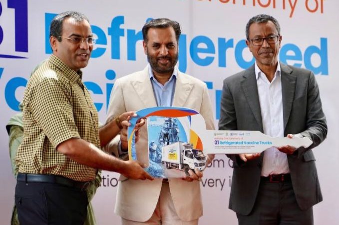 New refrigerated trucks strengthen children’s access to vaccines in Pakistan