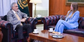 British envoy meets FM Dar