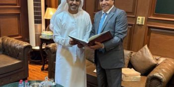 Hanif Abbasi meets UAE Ambassador