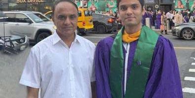 Saad Raza secures master's degree from New York University