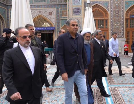 Federal Interior Minister Mohsin Naqvi’s visits Mashhad