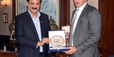 German delegation calls on Dr. Shahzad Waseem