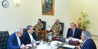 Iranian FM calls on PM Shehbaz