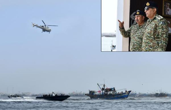 Pakistan navy conducts anti-terror drills at key ports nationwide