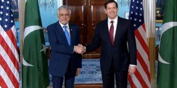 FM Ishaq Dar meets US top diplomat Rubio in Washington
