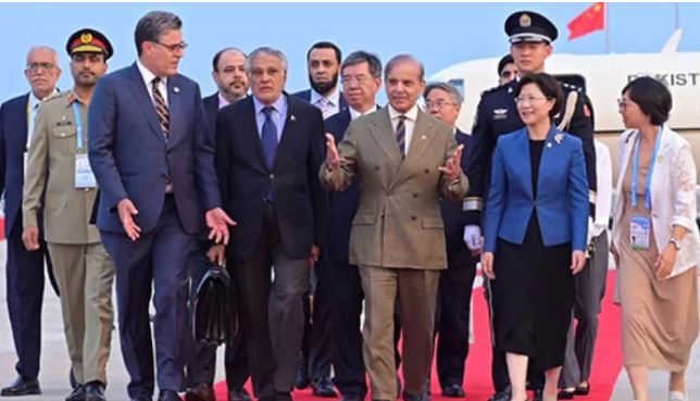 PM Shehbaz touches down in China to attend SCO summit