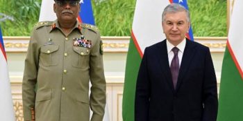 Gen. Sahir Shamshad meets Uzbek President to boost cooperation