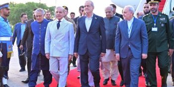 PM Shehbaz Welcomes Iranian President on Official Visit