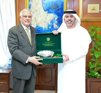 Deputy PM lauds services of Ambassador Hamad Alzaabi