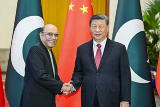 President Zardari greets China on 80th Victory Day