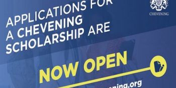 Chevening fellowships applications open