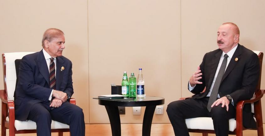 Shehbaz, Ilham discuss bilateral relations