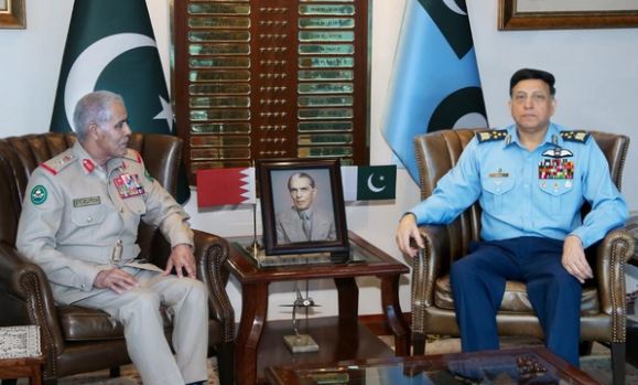 Bahrain Defence Chief meets Pakistan Air Chief