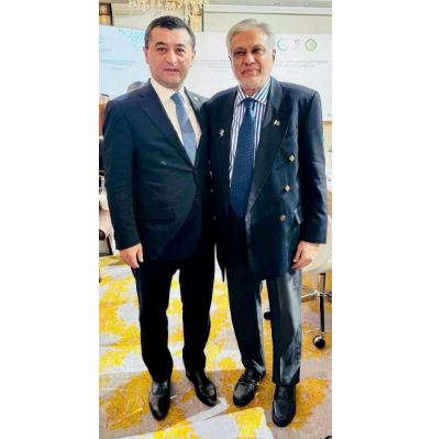 Dar meets Uzbek FM on sidelines of Doha summit