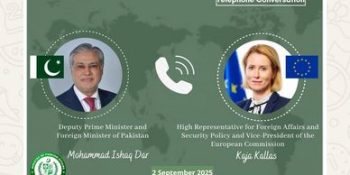 EU's Kallas calls Dar, offers flood condolences and support