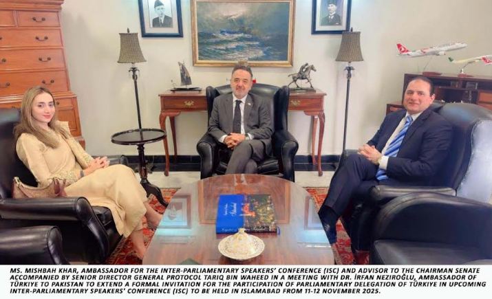 Ambassador Misbah Khar meets Turkish ambassador