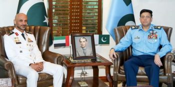 UAE naval commander meets PAF chief to enhance defense collaboration