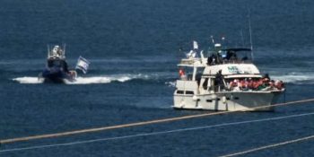 last Gaza flotilla boat intercepted by Israel