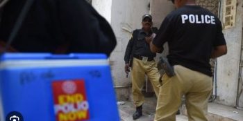 Another cop guarding polio team killed