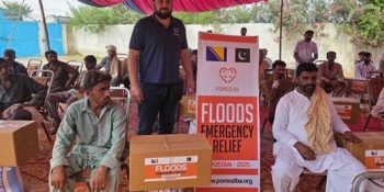 Food, tents distributed to 150 Pakistani families by Bosnia's Pomozi.ba