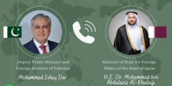 Qatar appreciates Pakistan's role in regional peace, security