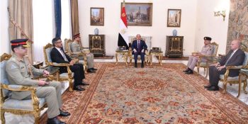 Egypt's president, Field Marshal Munir discuss regional peace, cooperation