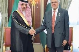 Dar, Saudi FM discuss bilateral ties, regional developments