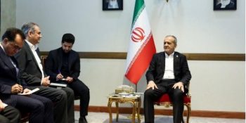 Mohsin Naqvi meets Iranian President Masoud Pezeshkian