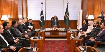 Ayaz meets Deputy Speaker Islamic Consultative Assembly of Iran