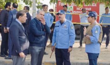 Interior Minister visits Islamabad blast site