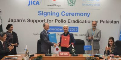 Japan announces $3.5 million grant to support Pakistan’s Polio Programme