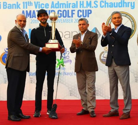 Muhammad Saim Tahir wins Vice Admiral Chaudhry Golf Cup title