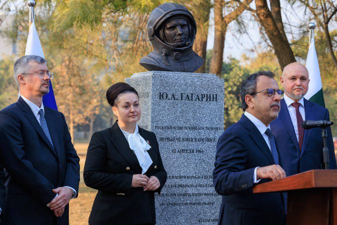 Yuri Gagarin monument unveiled in Islamabad
