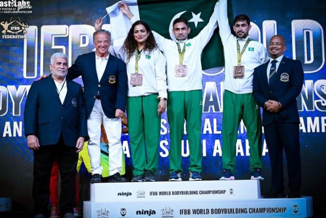 Pakistan Bags Three Bronze at World Fitness Championship