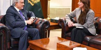 Dar, U.S. diplomat discuss strengthening bilateral ties