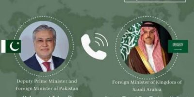 Dar, Saudi foreign minister discuss regional situation in phone call
