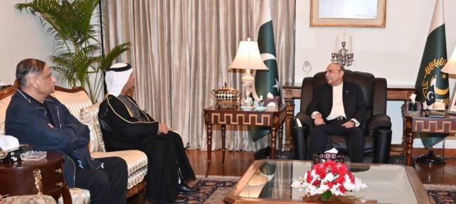 UAE ambassador meets President Zardari to discuss deepening bilateral relations
