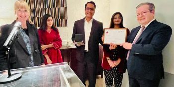 Satyani receives Franco-German Human rights, rule of law prize