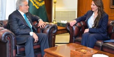 Dar, US diplomat discuss strengthening Pak-US bilateral relations